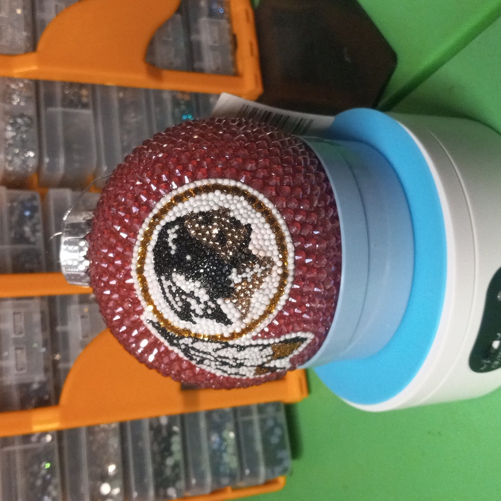 NFL old school Washington Redskins xmas ornament.